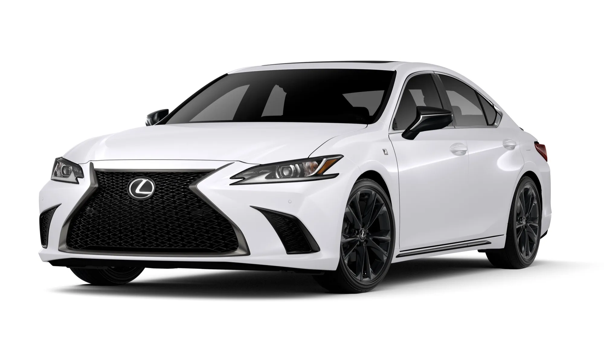 A Lexus ES 300h hybrid sedan shown on a plain white background